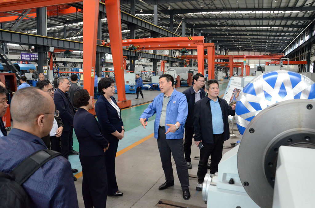 甘肅省政協(xié)調(diào)研組來星火機床公司調(diào)研企業(yè)生產(chǎn)經(jīng)營工作