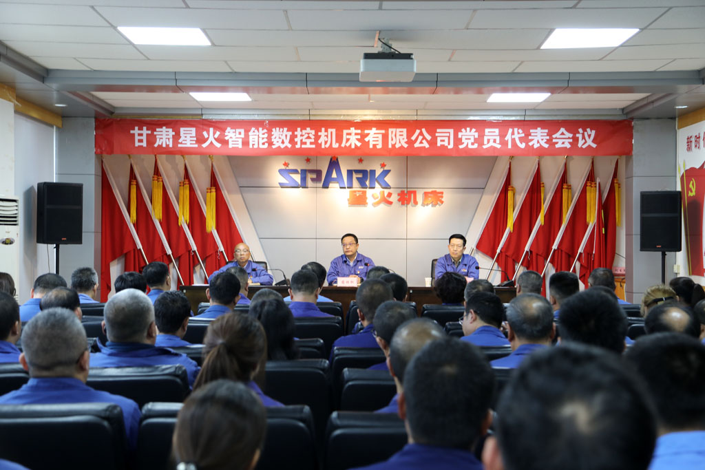 甘肅星火智能數(shù)控機(jī)床公司召開黨員代表會議選舉產(chǎn)生參加省國投集團(tuán)公司第二次黨代會代表